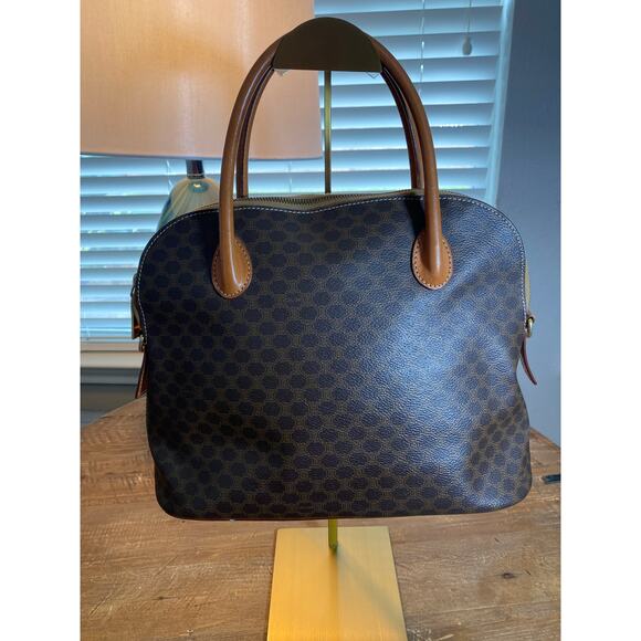 Celine McAdam Handbag made in Italy vintage preowned PVC leather - Picture 1 of 10